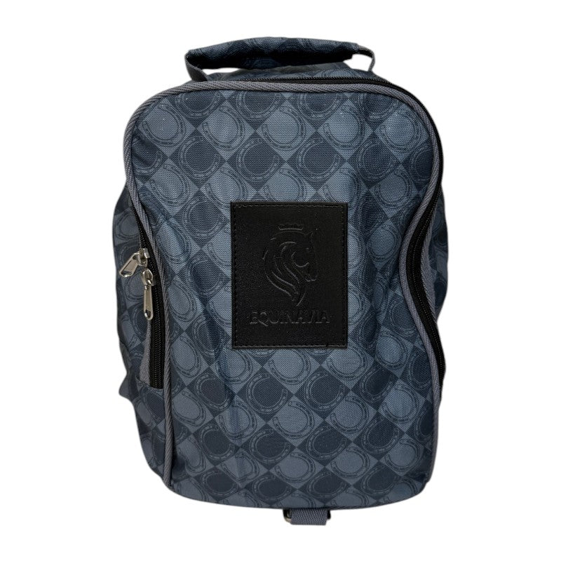 Equinavia 'Darby' Boot &amp; Helmet Bag in Grey Horseshoes
