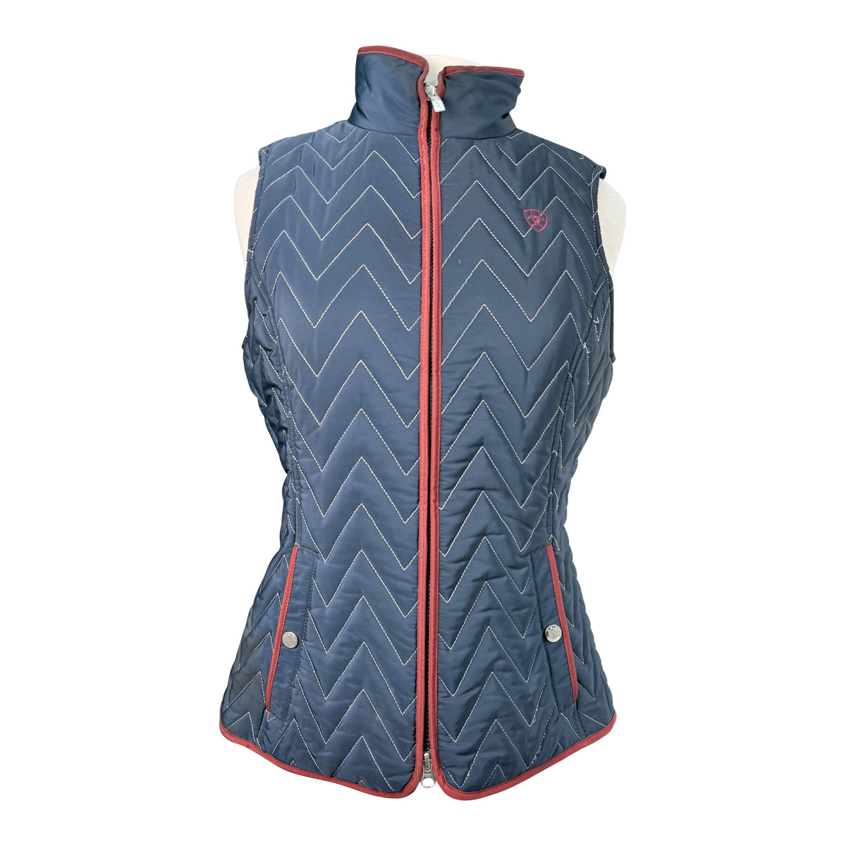 Ariat &#39;Ashley&#39; Vest in Navy/Burgundy