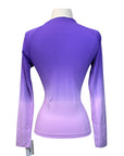 Athletic Top in Purple Ombre