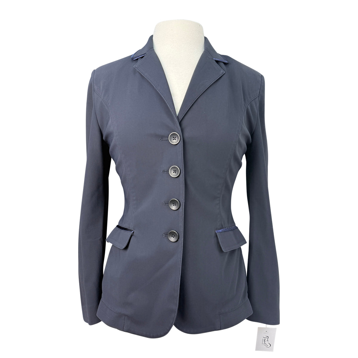 Grand Prix 'Saltare' Show Coat in Navy