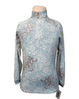 Kastel Long Sleeve Sunshirt in Blue Carnations