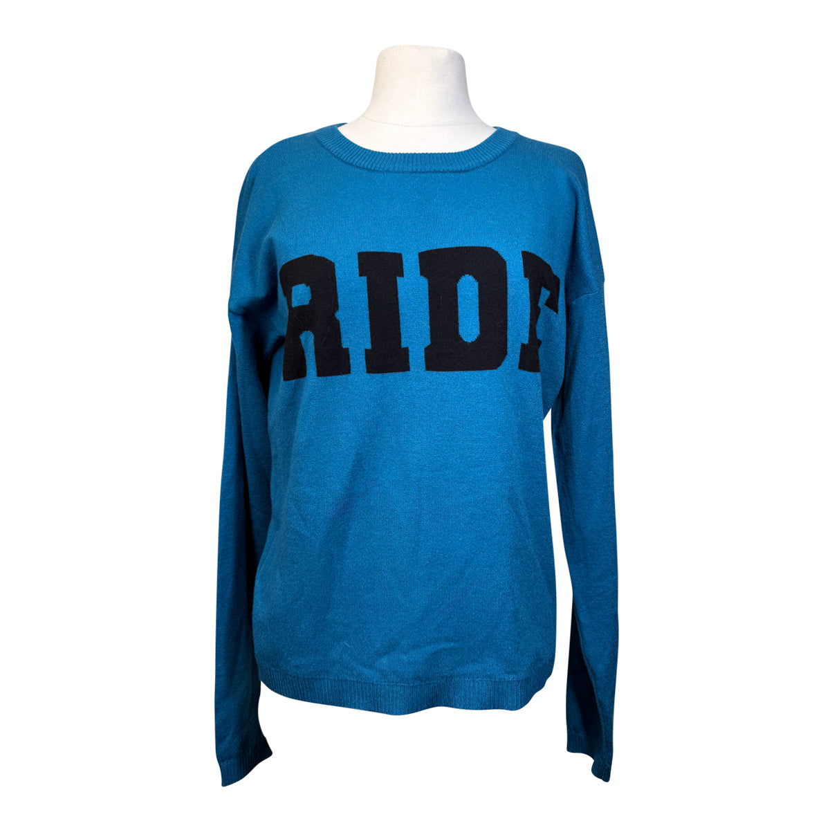 TKEQ Essential 'Ride' Crewneck Sweater in Aquamarine
