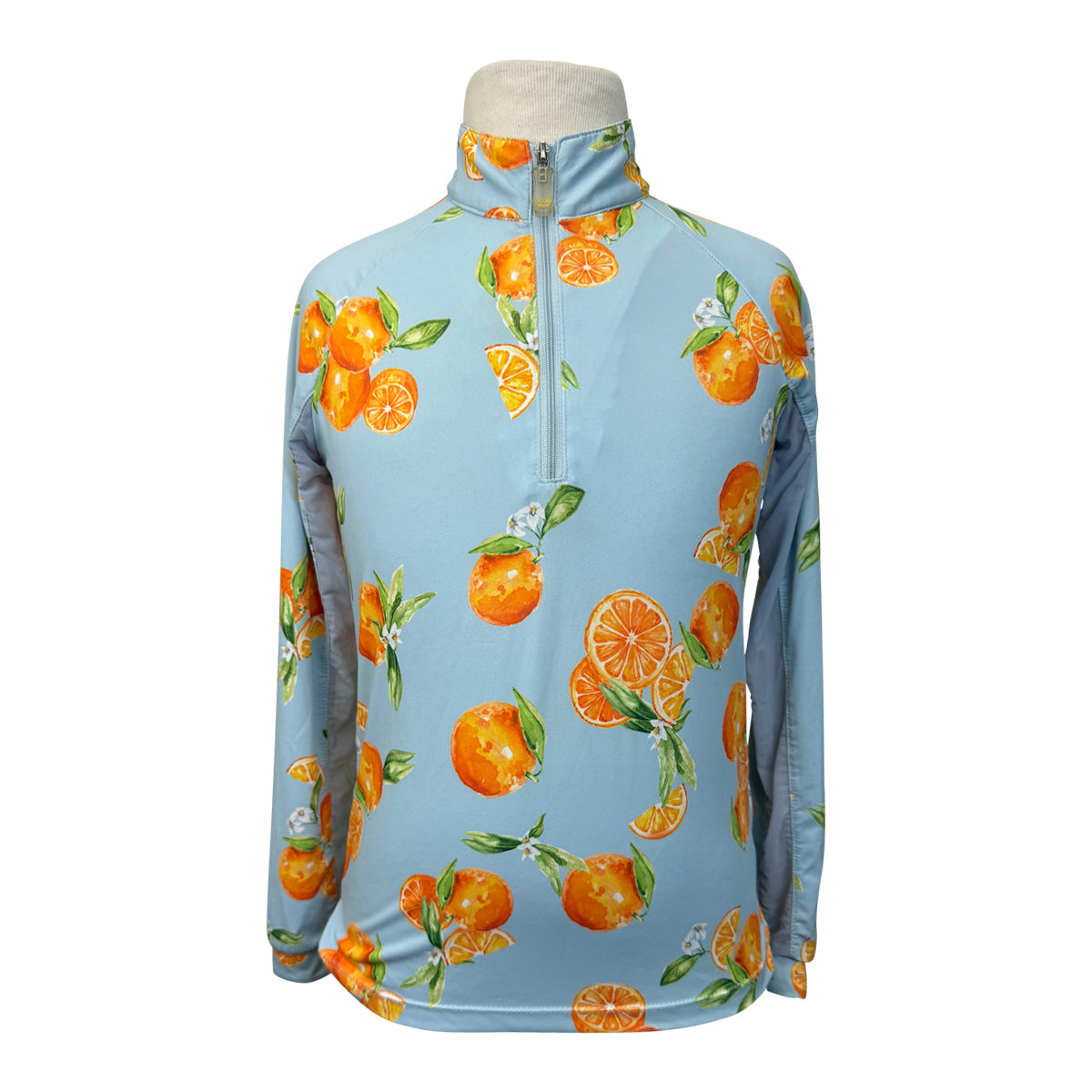 Kastel Long Sleeve Sunshirt in Orange Grove