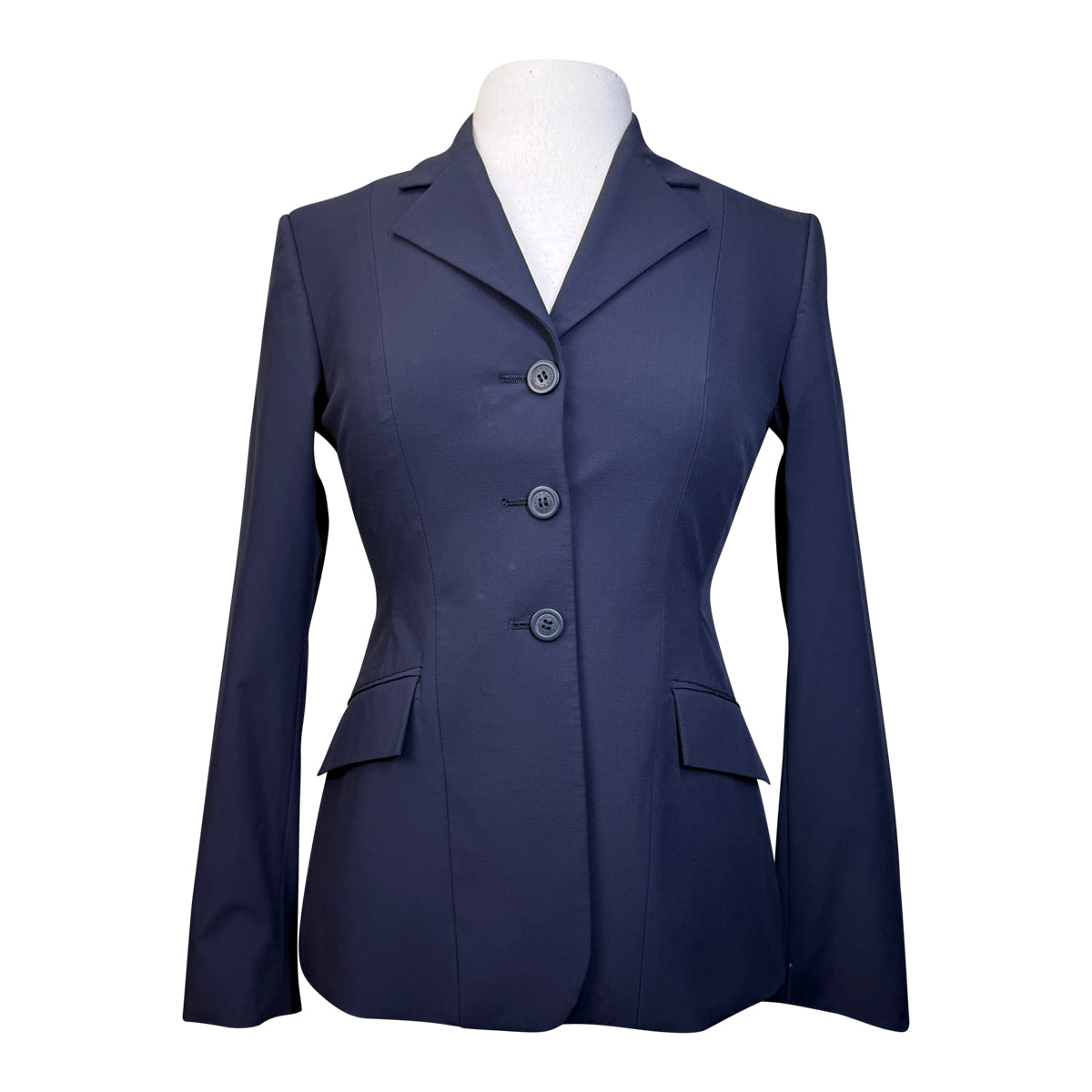 R.J. Classics Xtreme Washable Show Coat in Navy Pinstripe