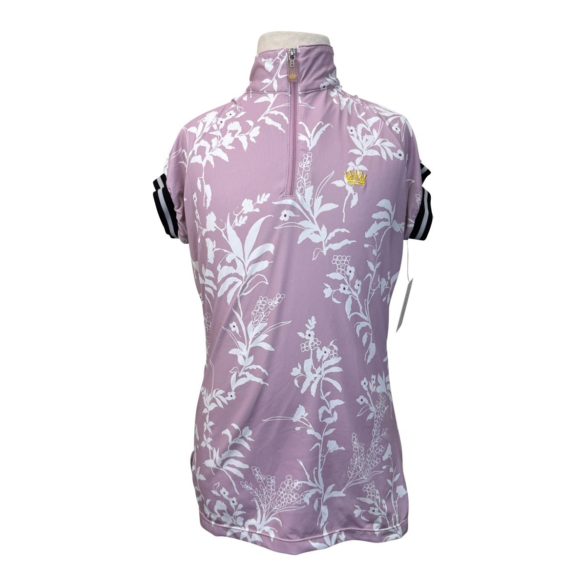 Kastel Denmark Cap Sleeve Shirt in Washed Lavender Floral