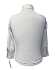 RJ Classics 'Maddie' Show Shirt in White/Paw Prints - Children's XS