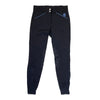 Equinavia 'Astrid' Silicone Knee Patch Breeches in Black 