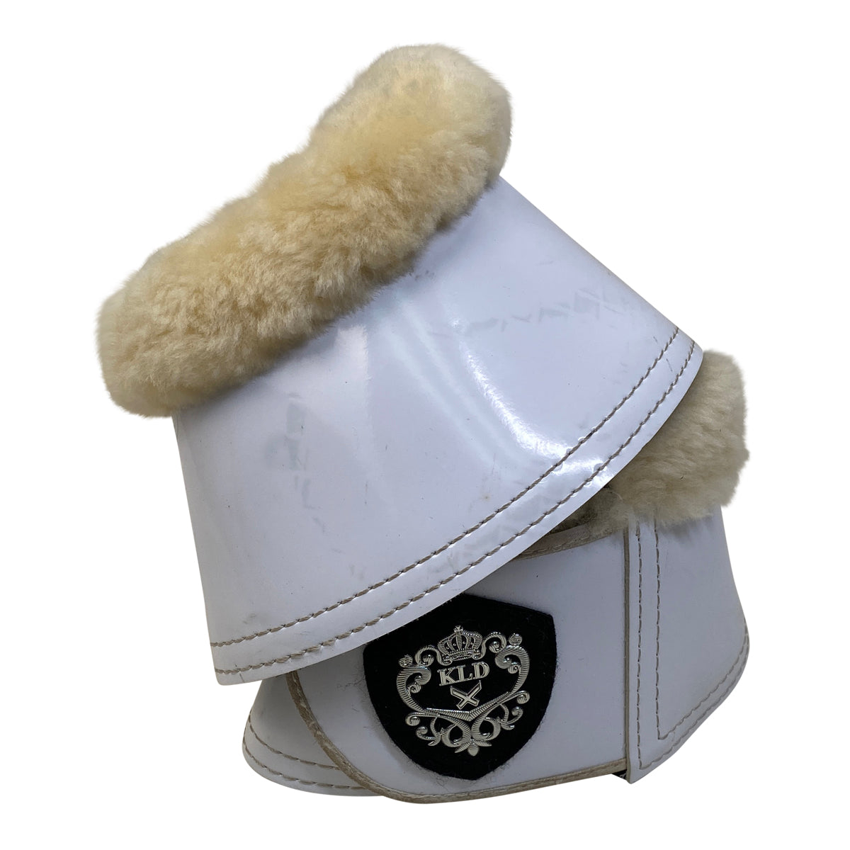 Kingsland 'Ampelio' Bell Boots w/Sheepskin in White 