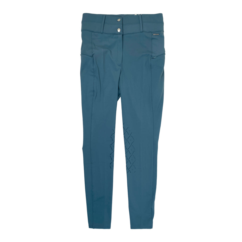 Horze 'Sophie' Knee Patch Breech in Blue Fusion