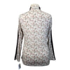 Kastel 'Charlotte' Floral Sun Shirt in Tan/Rainbow Horses