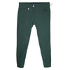 Front of Horze 'Grand Prix' Knee Patch Breeches in Scarab Green - Women's 32
