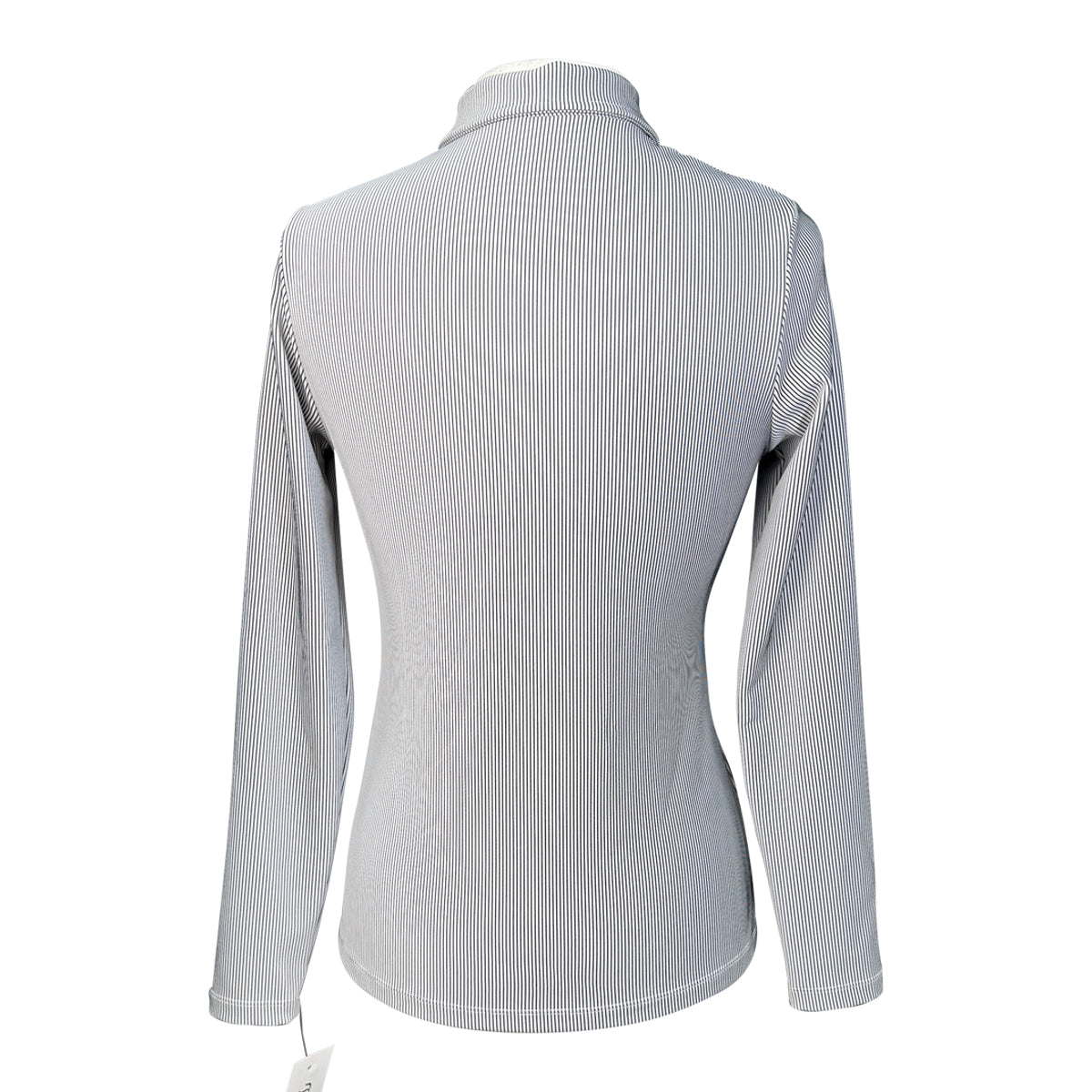 Goode Rider 'Ideal' Long Sleeve 1/2 Zip Shirt in Grey Loops