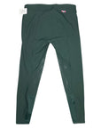 Back of Horze 'Grand Prix' Knee Patch Breeches in Scarab Green - Women's 32
