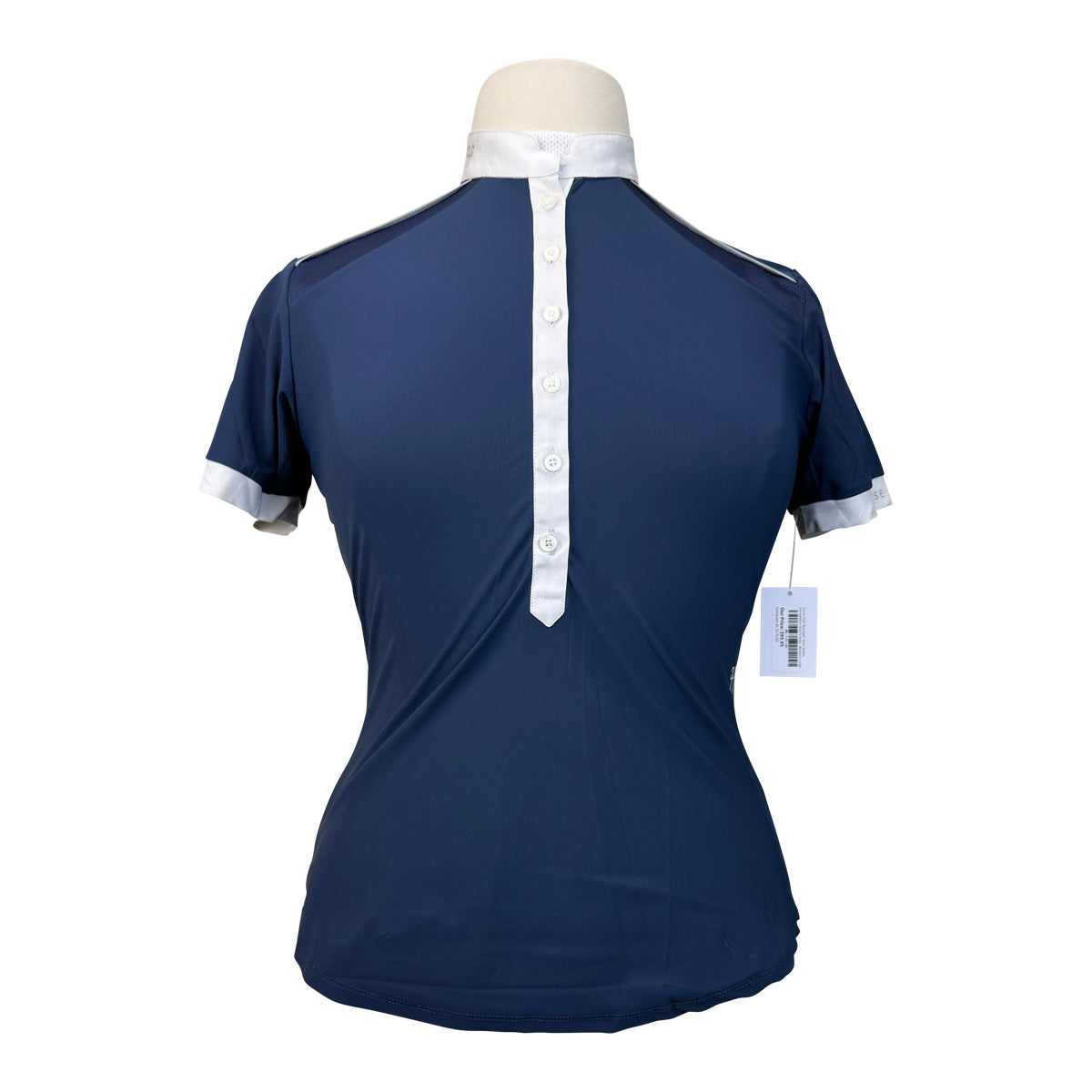 Horse Pilot 'Aerolight' Short Sleeve Competition Shirt in Navy