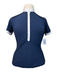 Horse Pilot 'Aerolight' Short Sleeve Competition Shirt in Navy