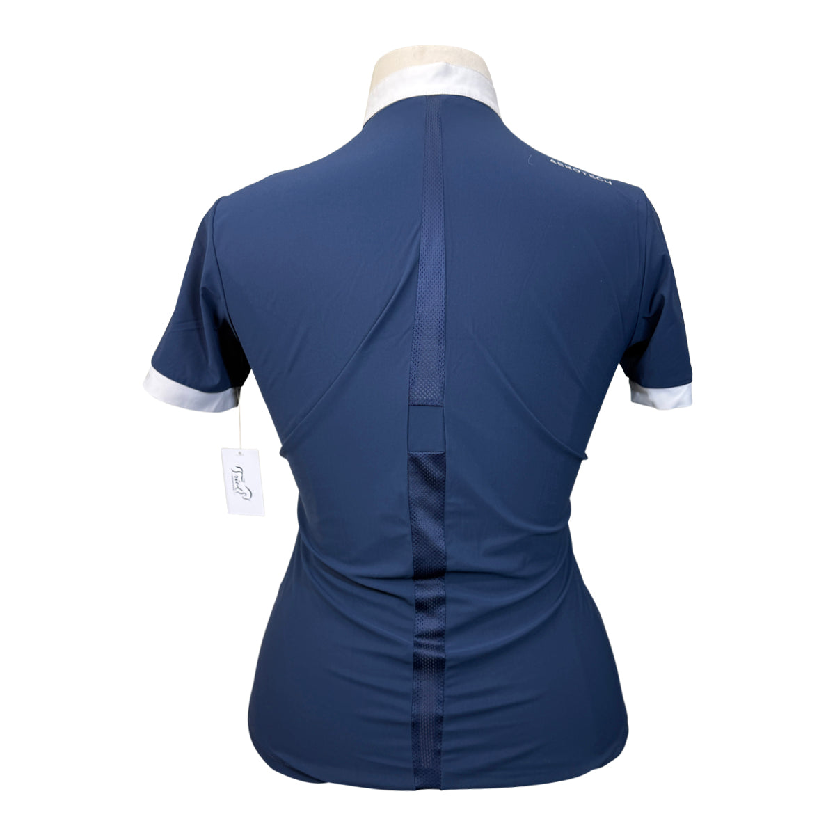 Horse Pilot 'Aerolight' Short Sleeve Competition Shirt in Navy