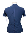 Horse Pilot 'Aerolight' Short Sleeve Competition Shirt in Navy
