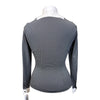 Cavalleria Toscana Bib Tech Show Shirt in Black Microcheck