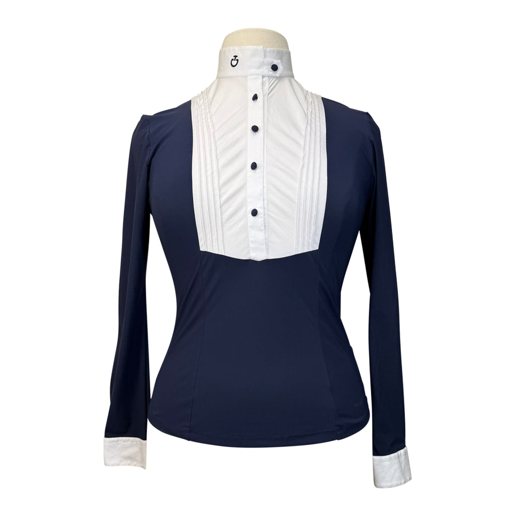 Cavalleria Toscana Bib Tech Show Shirt in Navy
