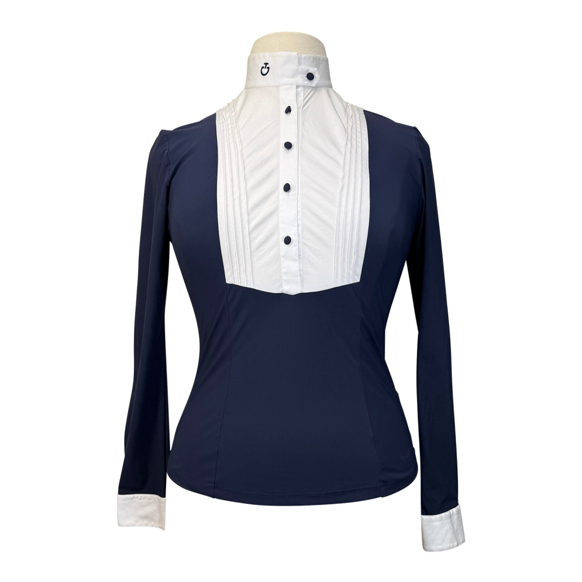 Cavalleria Toscana Bib Tech Show Shirt in Navy