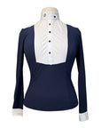 Cavalleria Toscana Bib Tech Show Shirt in Navy