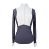 Horse Pilot 'Monica' Long Sleeve Show Shirt in Navy 