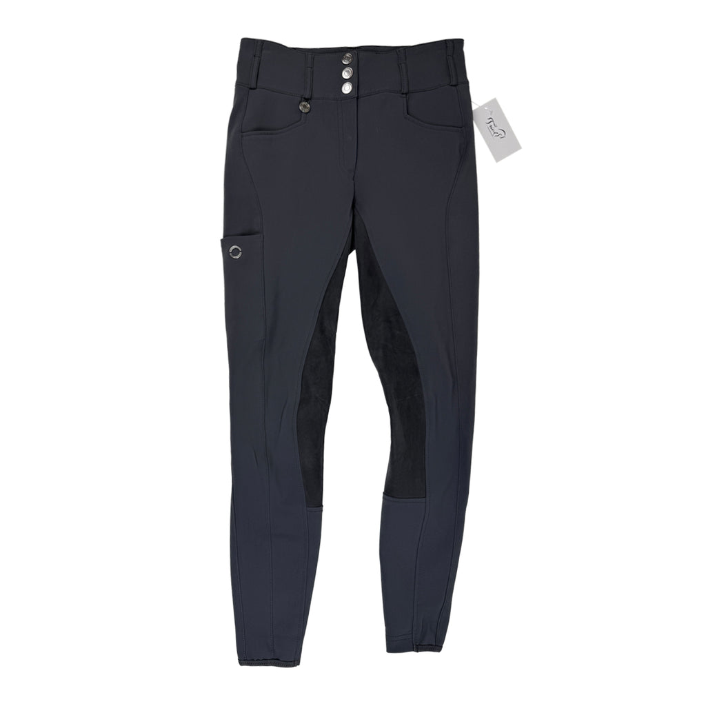 Pikeur 'New Candela' Full Seat Breeches in Charcoal