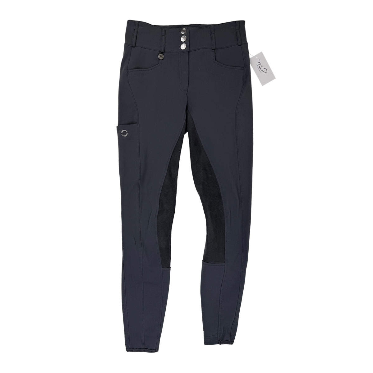 Pikeur 'New Candela' Full Seat Breeches in Charcoal
