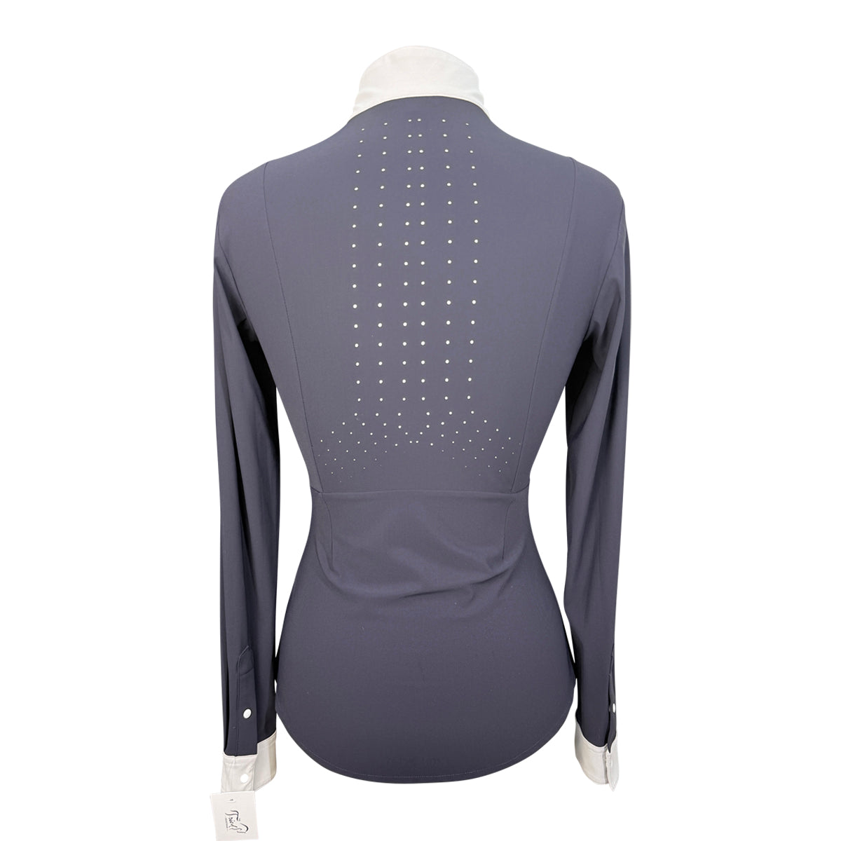 Horse Pilot 'Monica' Long Sleeve Show Shirt in Navy 