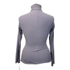 TKEQ The 'Chloe' High Collar Technical Top in Soft Stone
