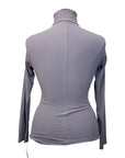 TKEQ The 'Chloe' High Collar Technical Top in Soft Stone