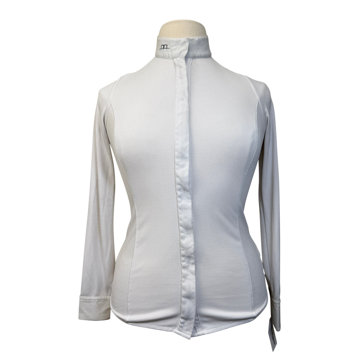 Animo Long Sleeve Show Shirt in White