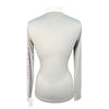 TKEQ 'Crest' Sustainable Long Sleeve Shirt in Silver/Purple