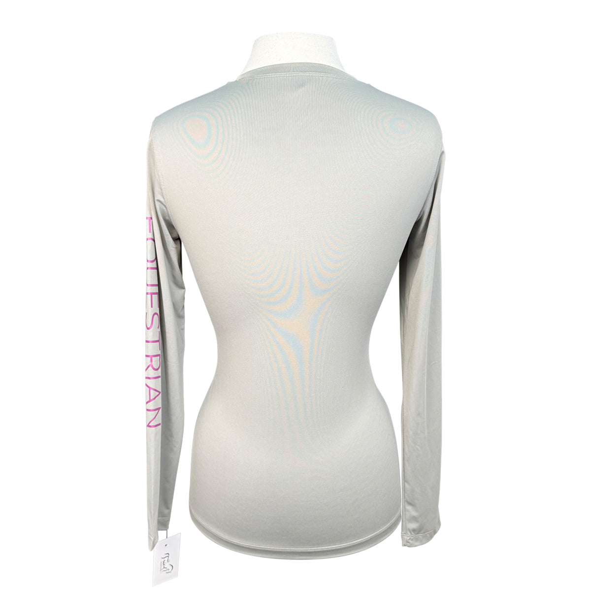 TKEQ &#39;Crest&#39; Sustainable Long Sleeve Shirt in Silver/Purple