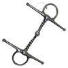 Full Cheek Corkscrew Snaffle Bit in Stainless Steel - 5.5"