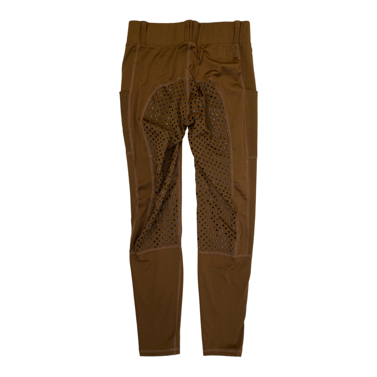 Equestriess Atelier 'Trews D'Sport' Full Seat Tights in Cognac