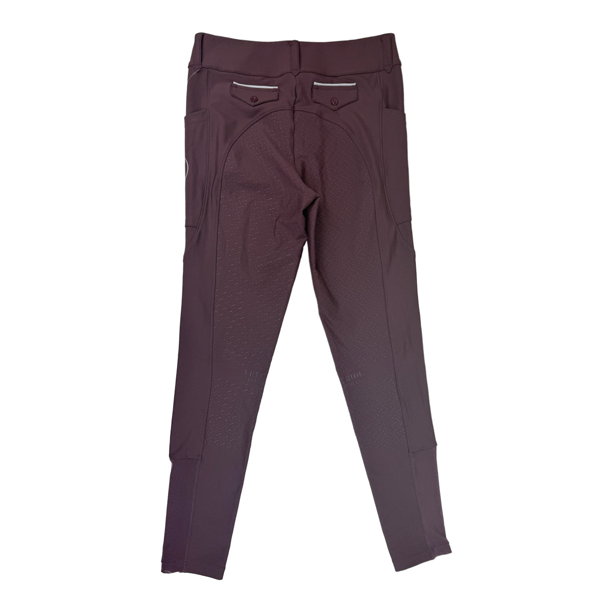 Free Ride Equestrian 'Lux' Full Seat Breeches in Burgundy 