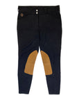 Dover Saddlery 'Dalton' Classic Knee Patch Breeches in Black