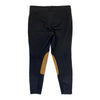Dover Saddlery 'Dalton' Classic Knee Patch Breeches in Black