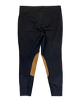 Dover Saddlery 'Dalton' Classic Knee Patch Breeches in Black