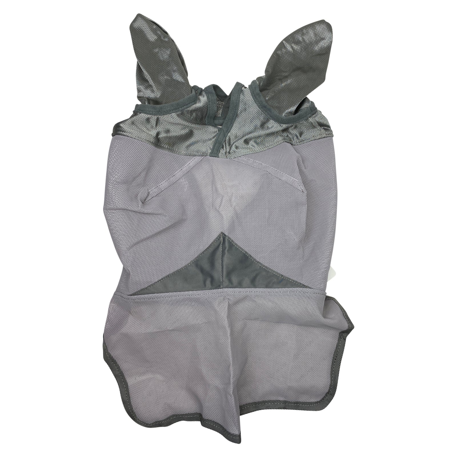 Cashel Crusader Long Nose Fly Mask w/ Ears in Grey - Horse