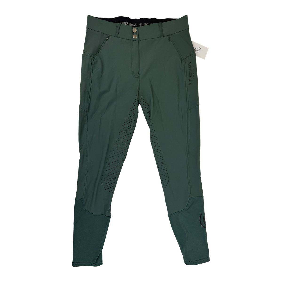 Equestrian Stockholm 'Dressage Elite' Breeches in Emerald