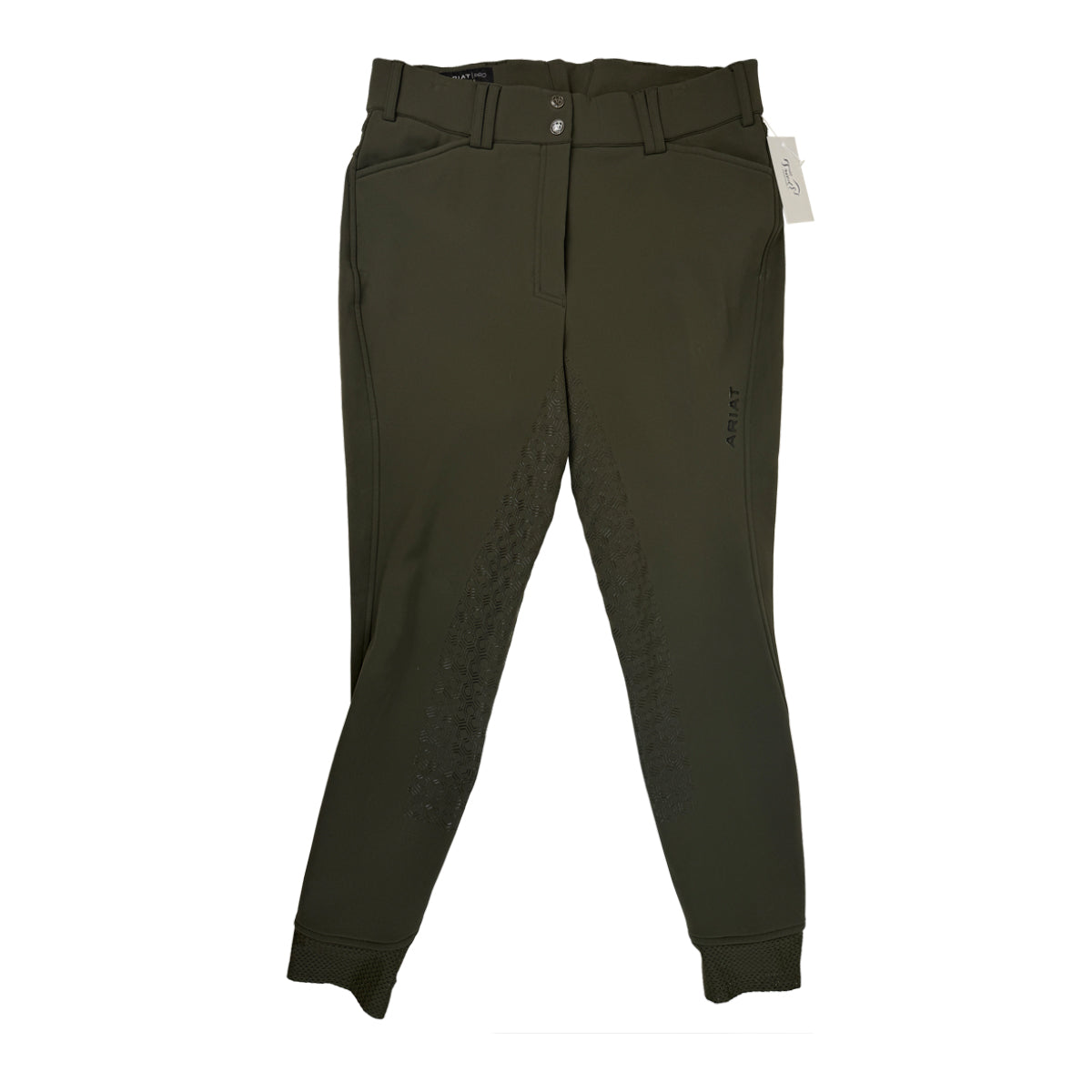 Ariat Tri Factor 'Frost' Full Seat Breeches in Olive 