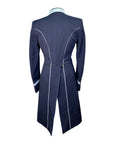 Flying Changes 'The Isabell' Tailcoat in Navy/Silver 