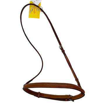Front Edgewood Fancy Raised Noseband in Oiled Newmarket 