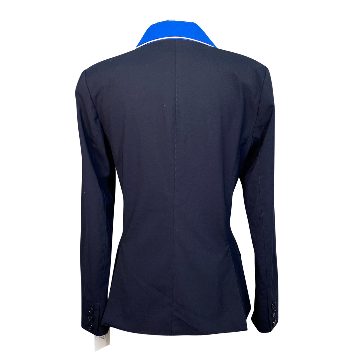 Winston Equestrian Classic Competition Coat in Black/Blue Collar