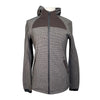 Cavalleria Toscana Hooded Jacket w/Piquet Inserts in Brown Herringbone