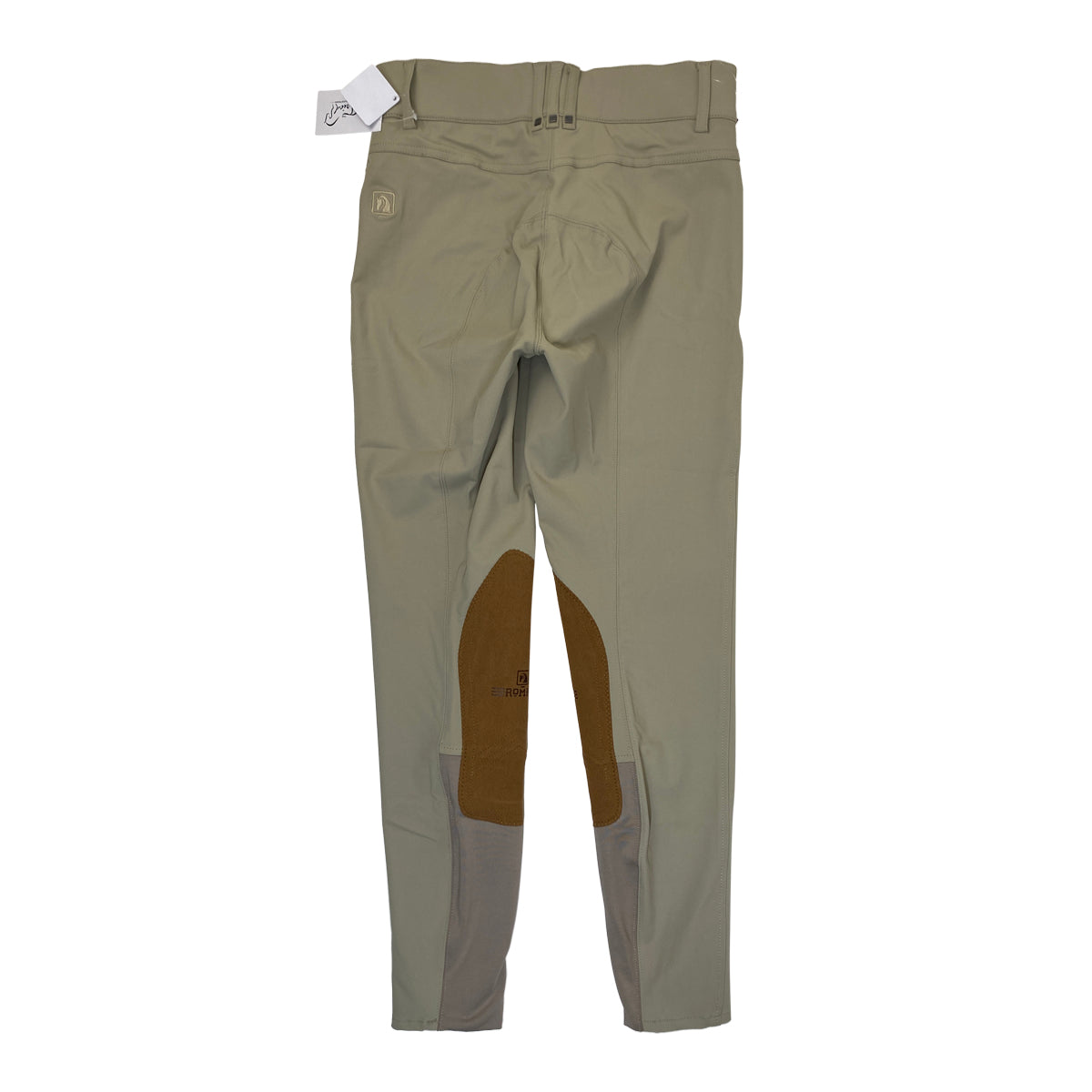 Romfh 'Sarafina' Knee Patch Breeches in White Sand