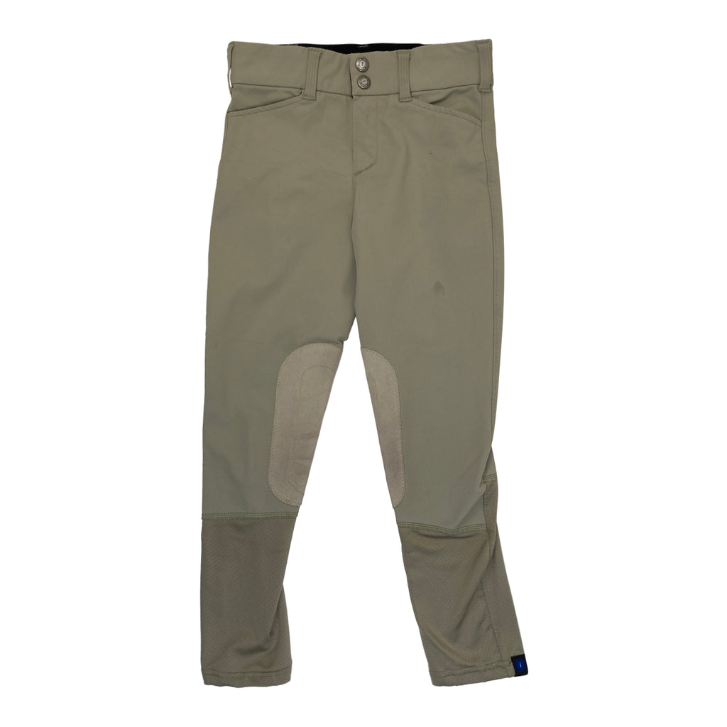 Irideon Kids Knee Patch Breeches in Tan - Children's 12