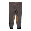 Dover Saddlery 'Beverly' Double-Grip Breeches in Grey/Camel